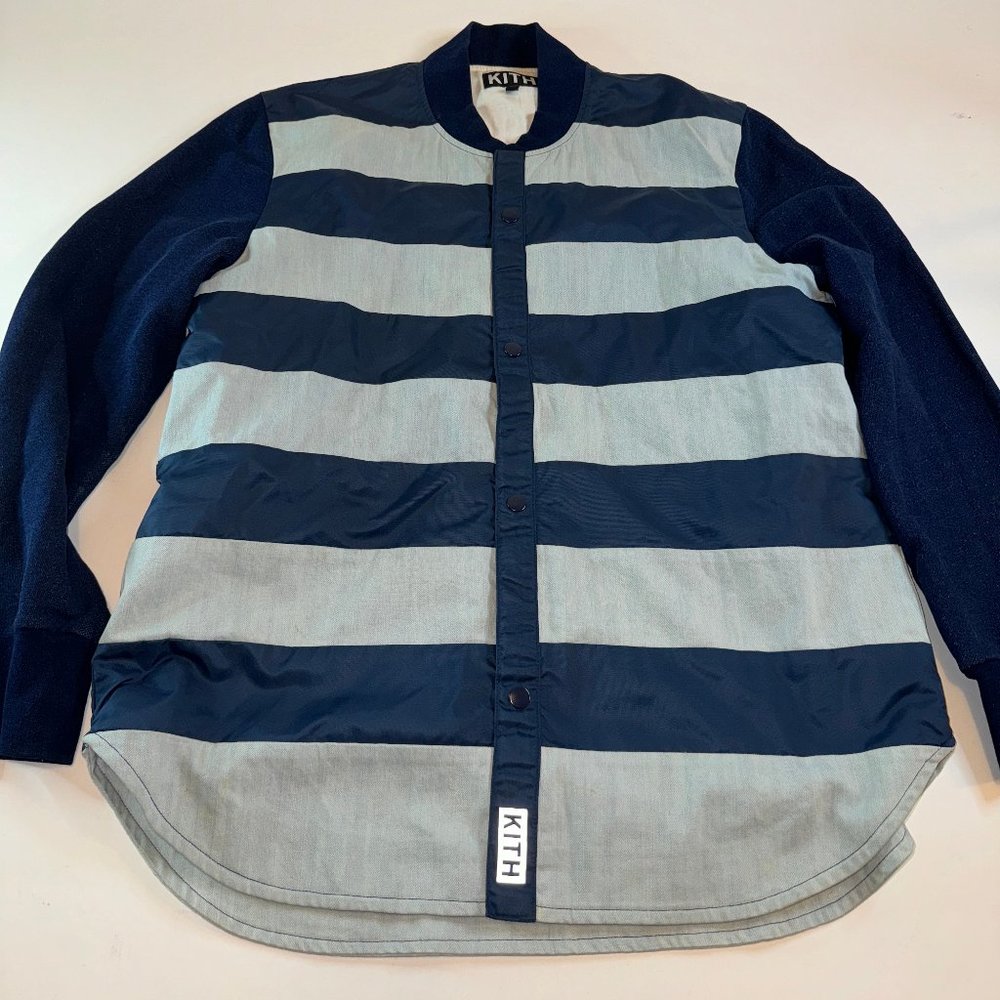 Kith Vintage Button Up Jacket Sz L 100 % Authentic